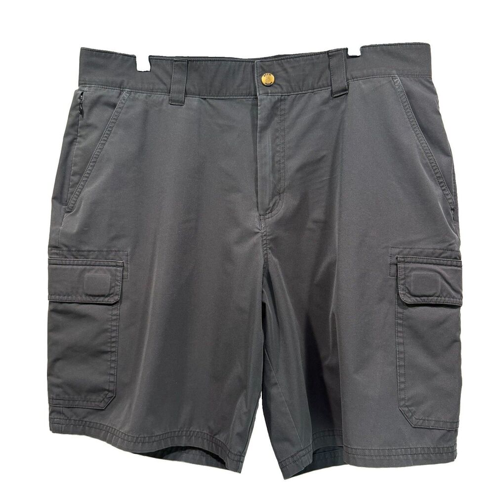 ORVIS Men's Size 36 Quick Dry Outdoor Cargo Pockets Camp Hiking Shorts Black